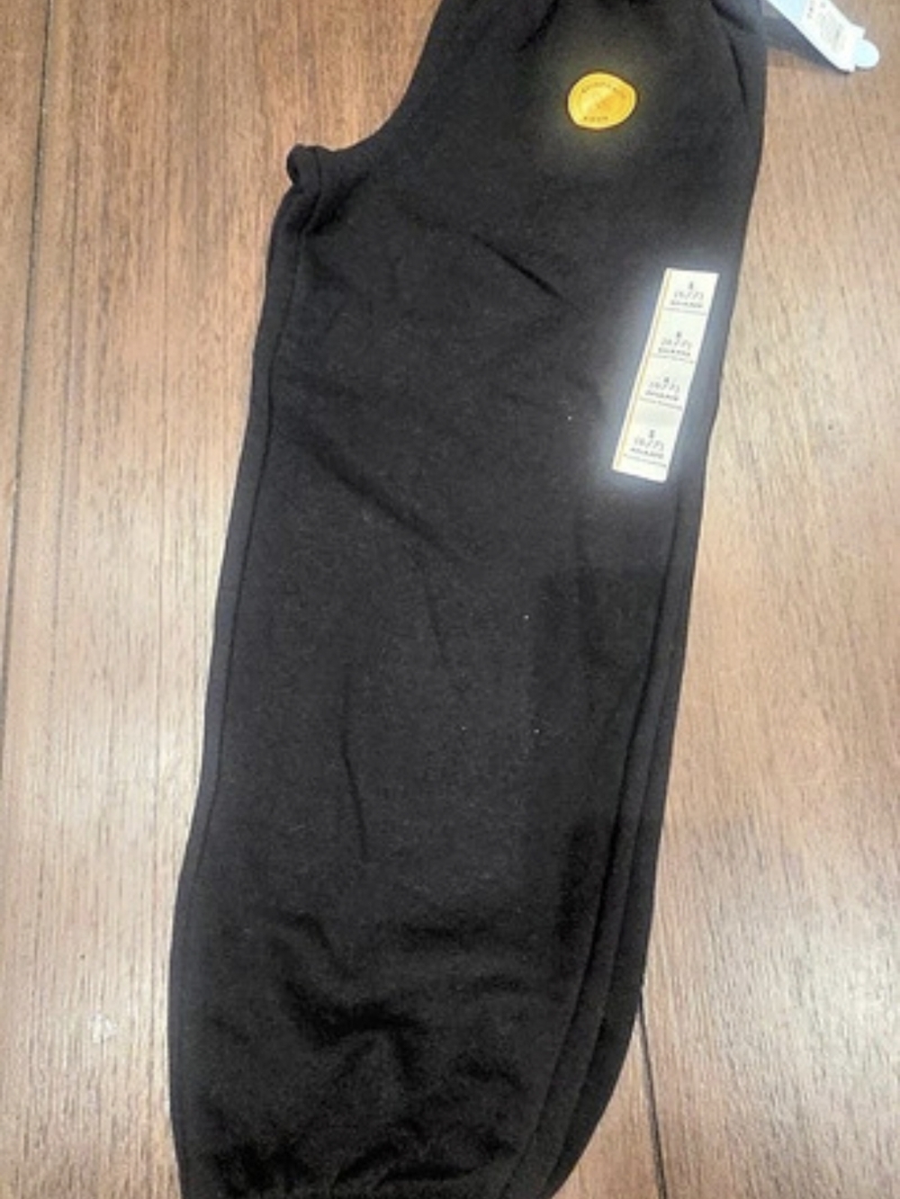 Cat & Jack Boys Reinforced Knee Jogger Pants Black Size 6/7 NWT